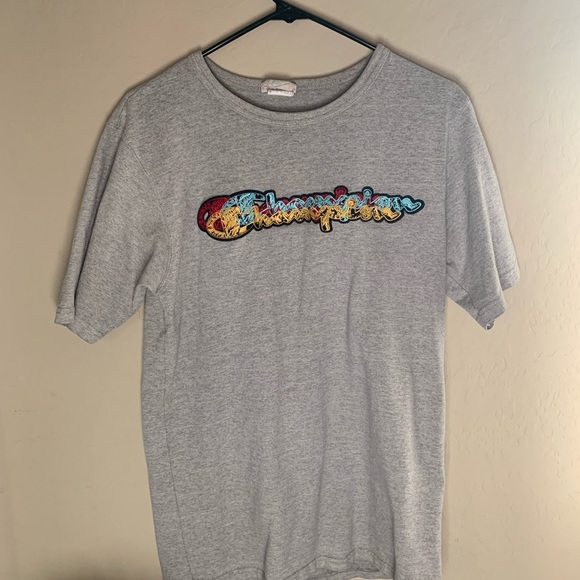 Champion Tri color Reverse Weave Tee - Picture 2 of 5